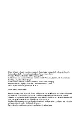 Suspirando Romanza de la Zarzuela paraguaya La Tejedora de Ñanduti
